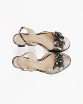 SANDÁLIA FLOR EM COURO