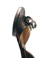 SANDÁLIA FLOR EM COURO