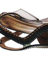 SANDÁLIA TRANÇADA EM COURO