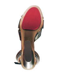 SANDÁLIA TRANÇADA EM COURO