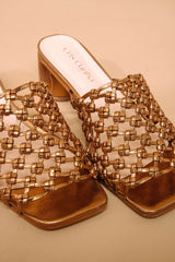 Sandália Couro Tressê